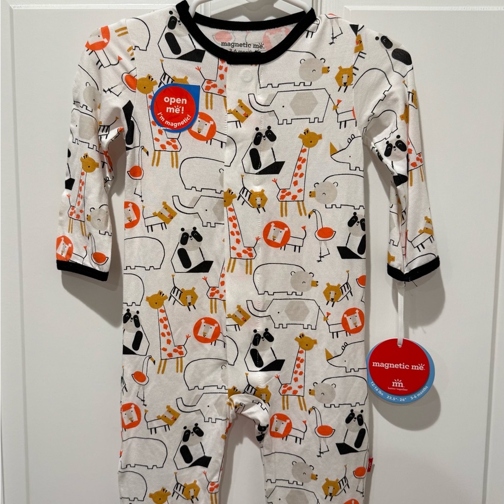 Magnetic Me Zootiful Coverall 3-6m
